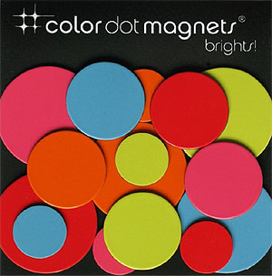 Colour Dots Bright Magnet Packs