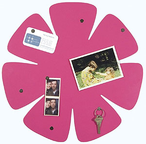 Pink Flower Magnetic Board