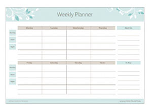 Weekly Planner Pad